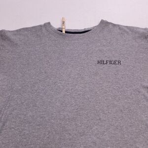 Tommy Hilfiger Casual Long Sleeve Pullover T-Shirt Mens Size 2XL Gray Black